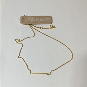 Madewell bar necklace